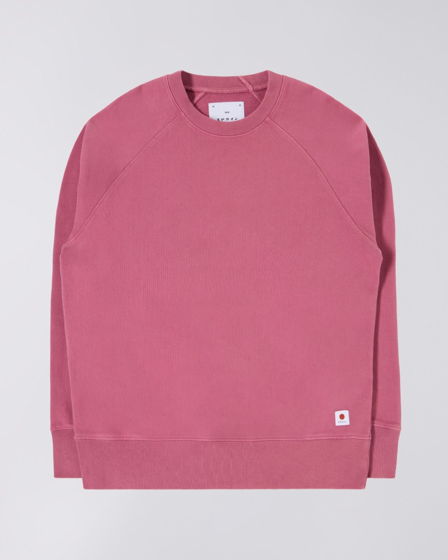 EDWIN Raglan Sleeve Crewneck Red Violet