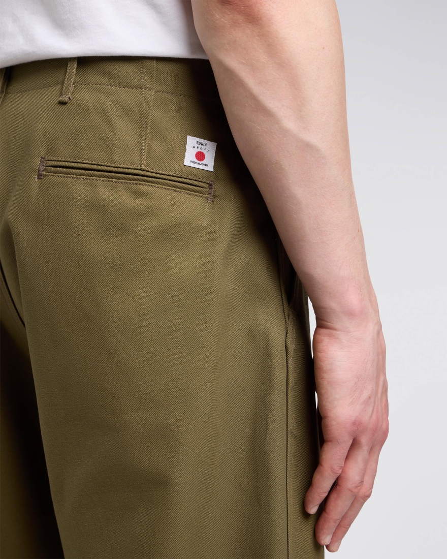 EDWIN Wide Trouser Olive