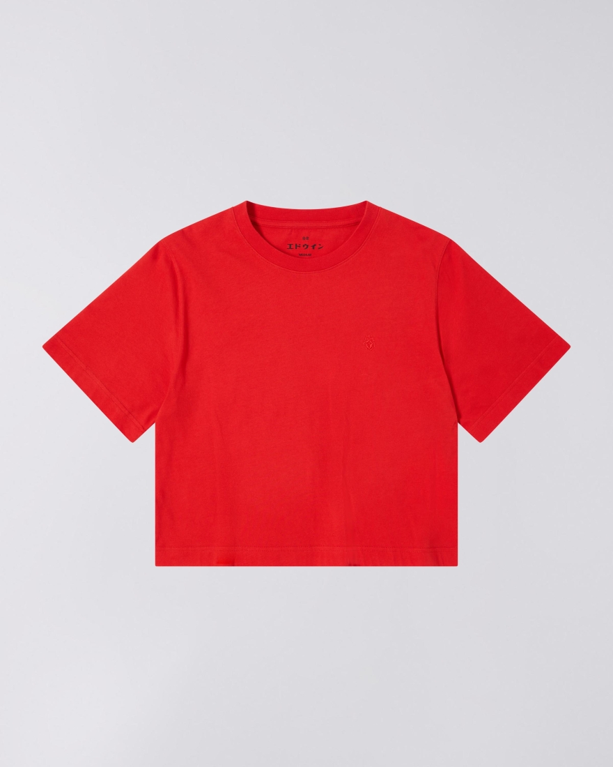 EDWIN W' Core T-Shirt  Fiery Red
