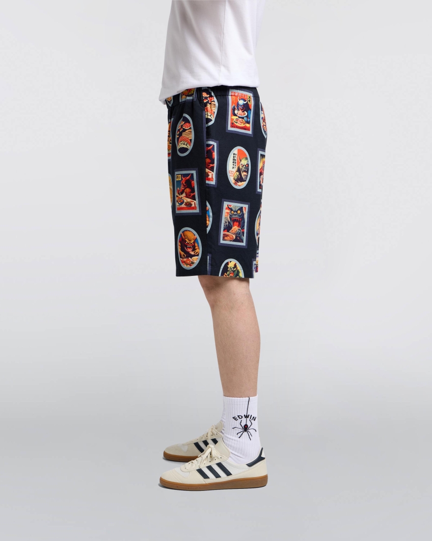 EDWIN Hara Hachi Bun Me Short Multicolor