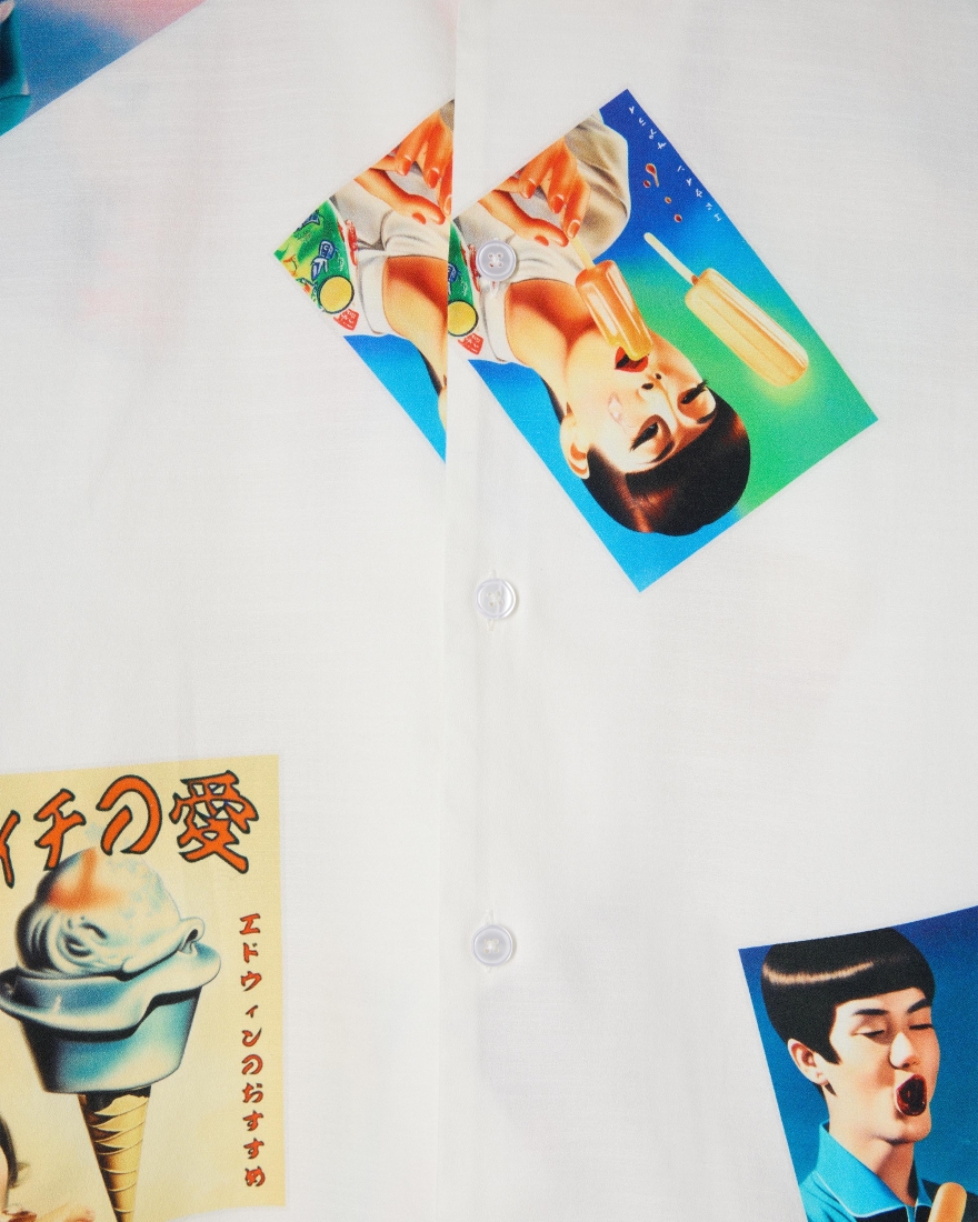 EDWIN Aisukurimu Shirt SS Multicolor