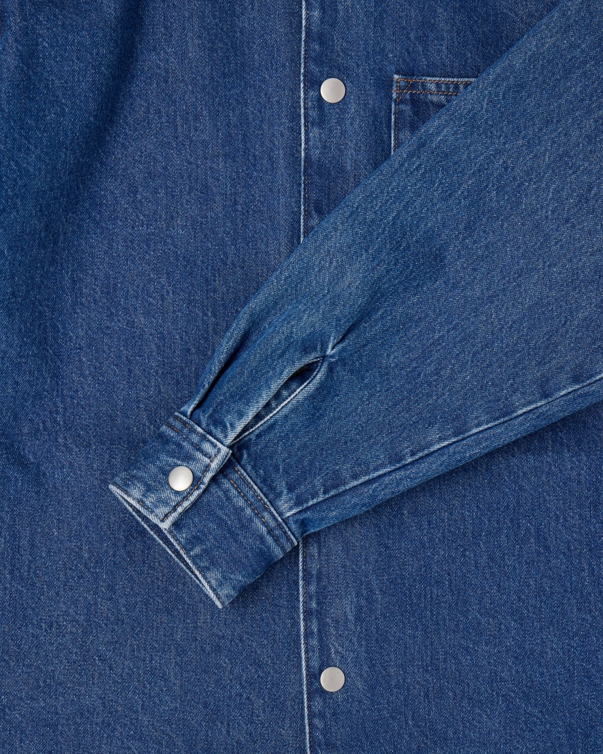 EDWIN Big Pocket Overshirt Blue