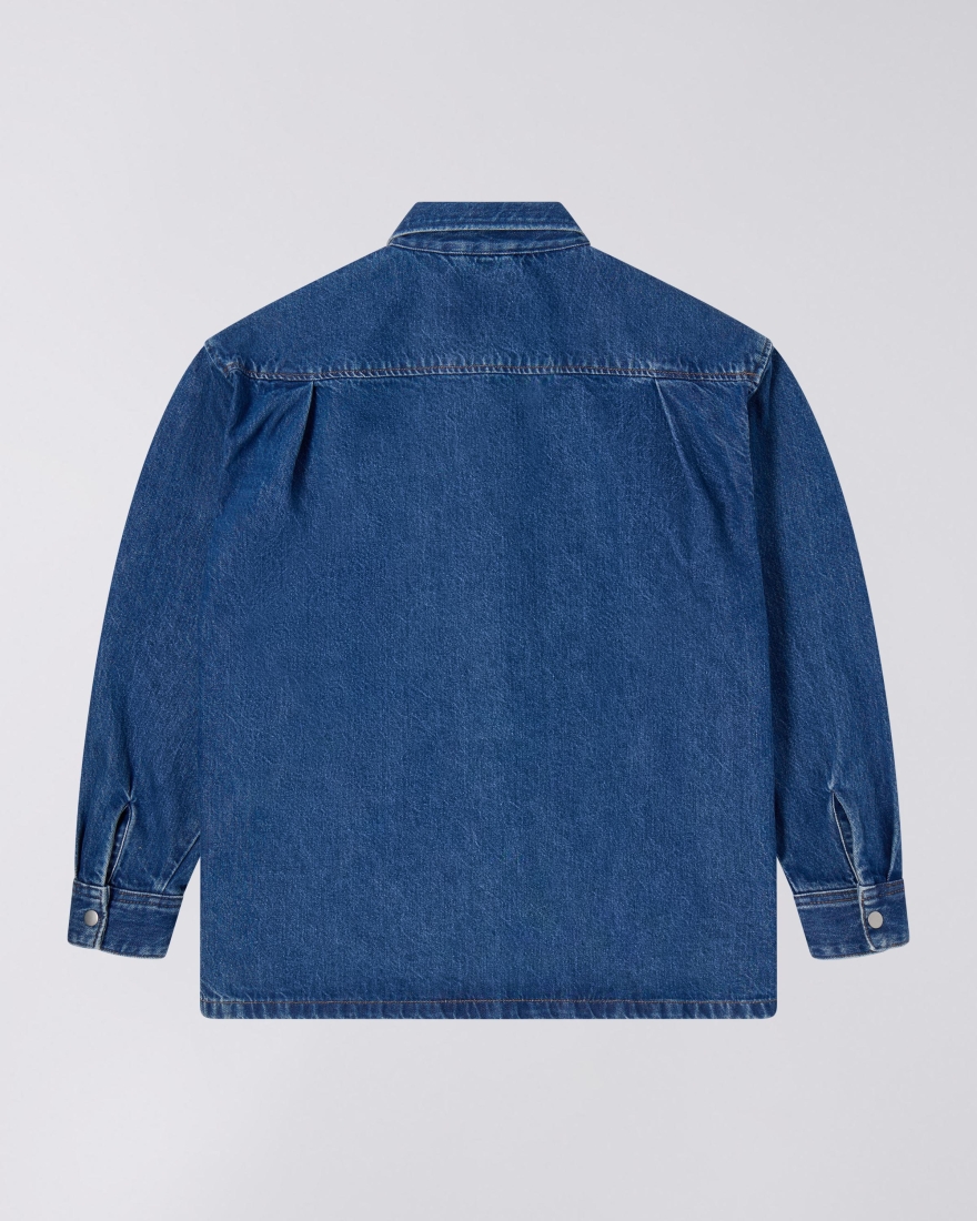 EDWIN Big Pocket Overshirt Blue