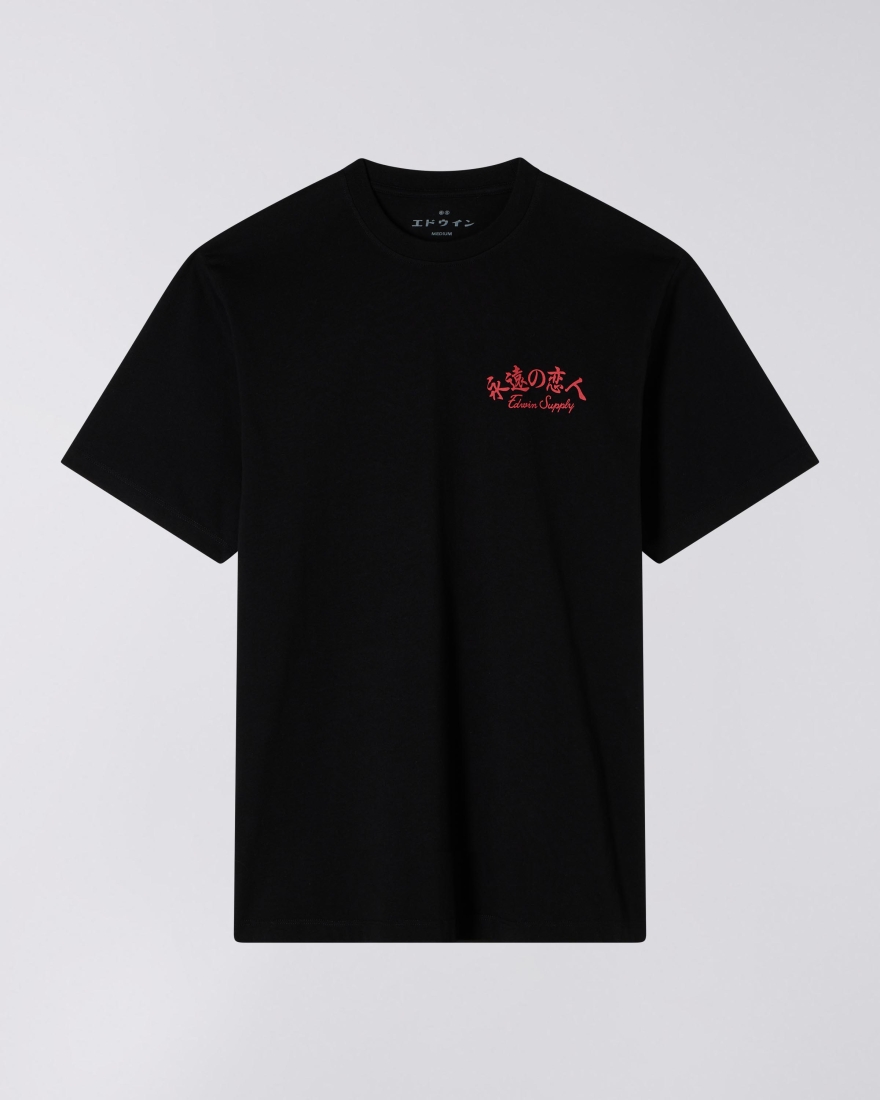 EDWIN High Life Low Levels Chest T-Shirt Black