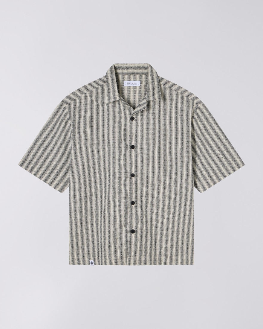 EDWIN Saga Shirt SS Black / White