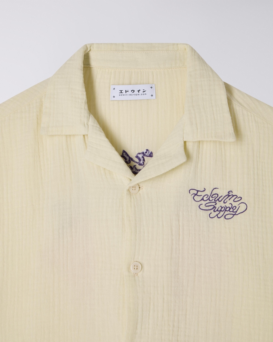 EDWIN Melt The Chaos Shirt SS Cream