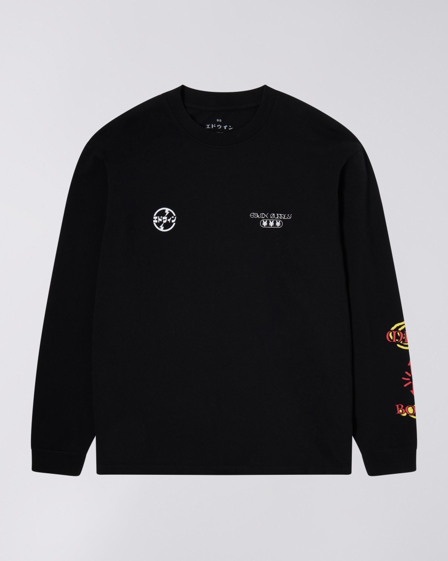 EDWIN Pachinko T-Shirt LS Black