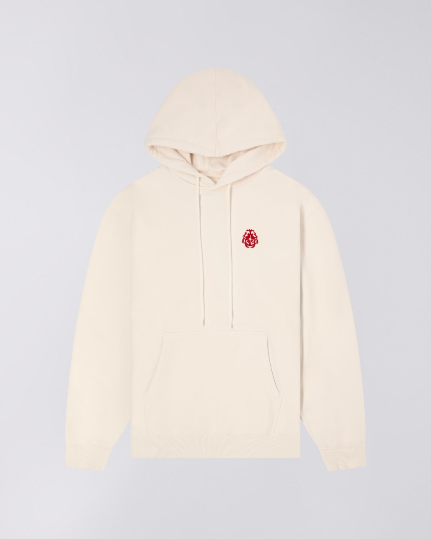 EDWIN Beetle Hoodie Sweat Whisper White