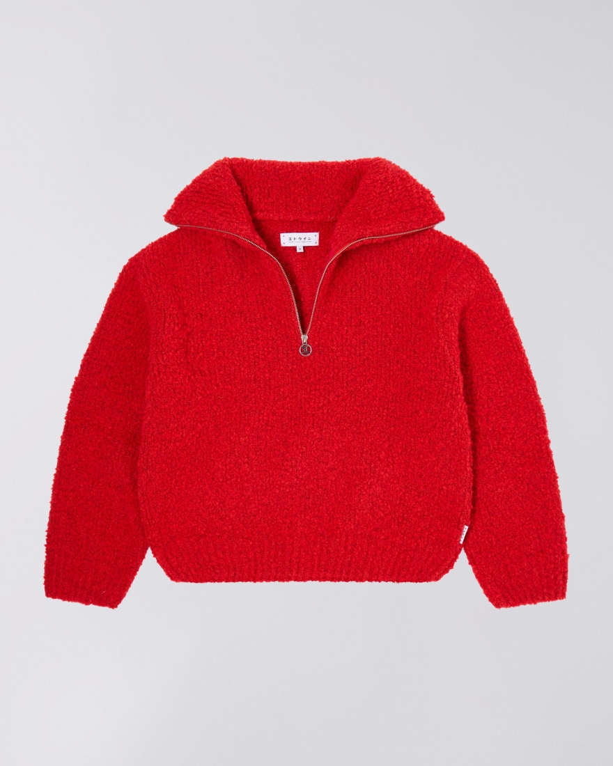 EDWIN W' Neva Sweater Fiery Red