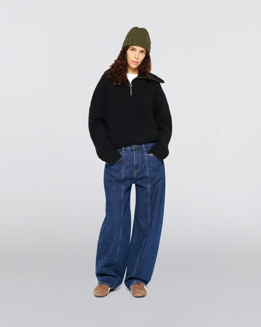 EDWIN W' Neva Sweater Black