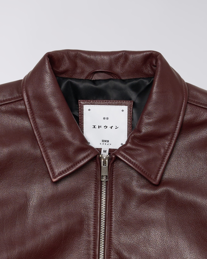 EDWIN Dogma Jacket Brown Burgundy