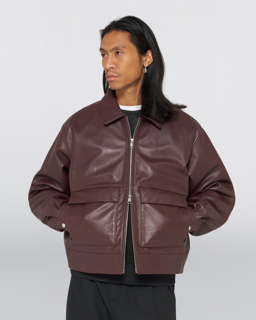 EDWIN Dogma Jacket Brown Burgundy