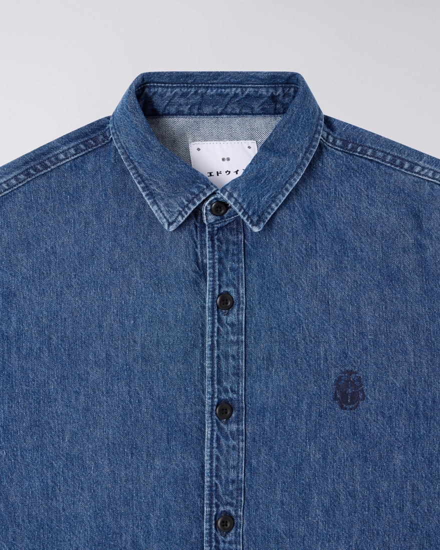 EDWIN Sebastian Shirt LS Blue
