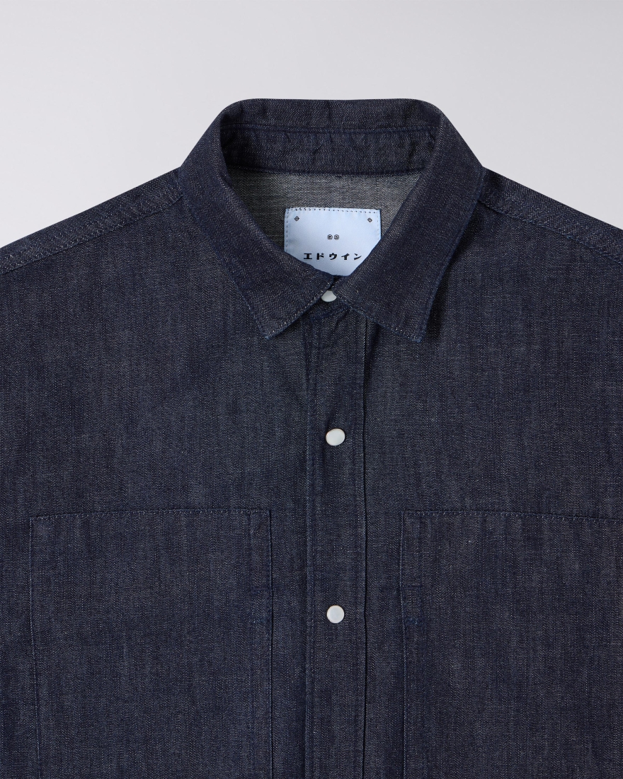 EDWIN Workman Shirt LS Blue
