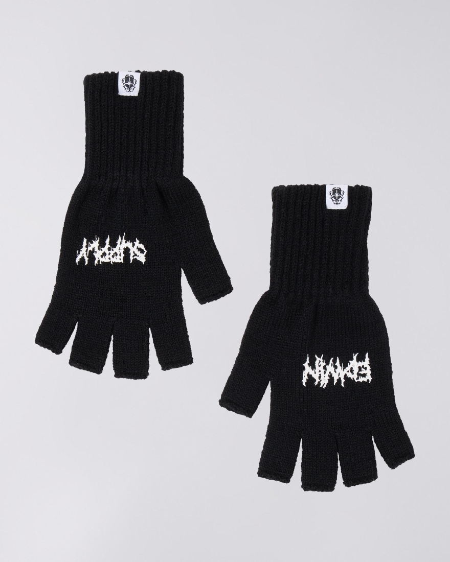 EDWIN Edwin Supply Knitted Mittens Black