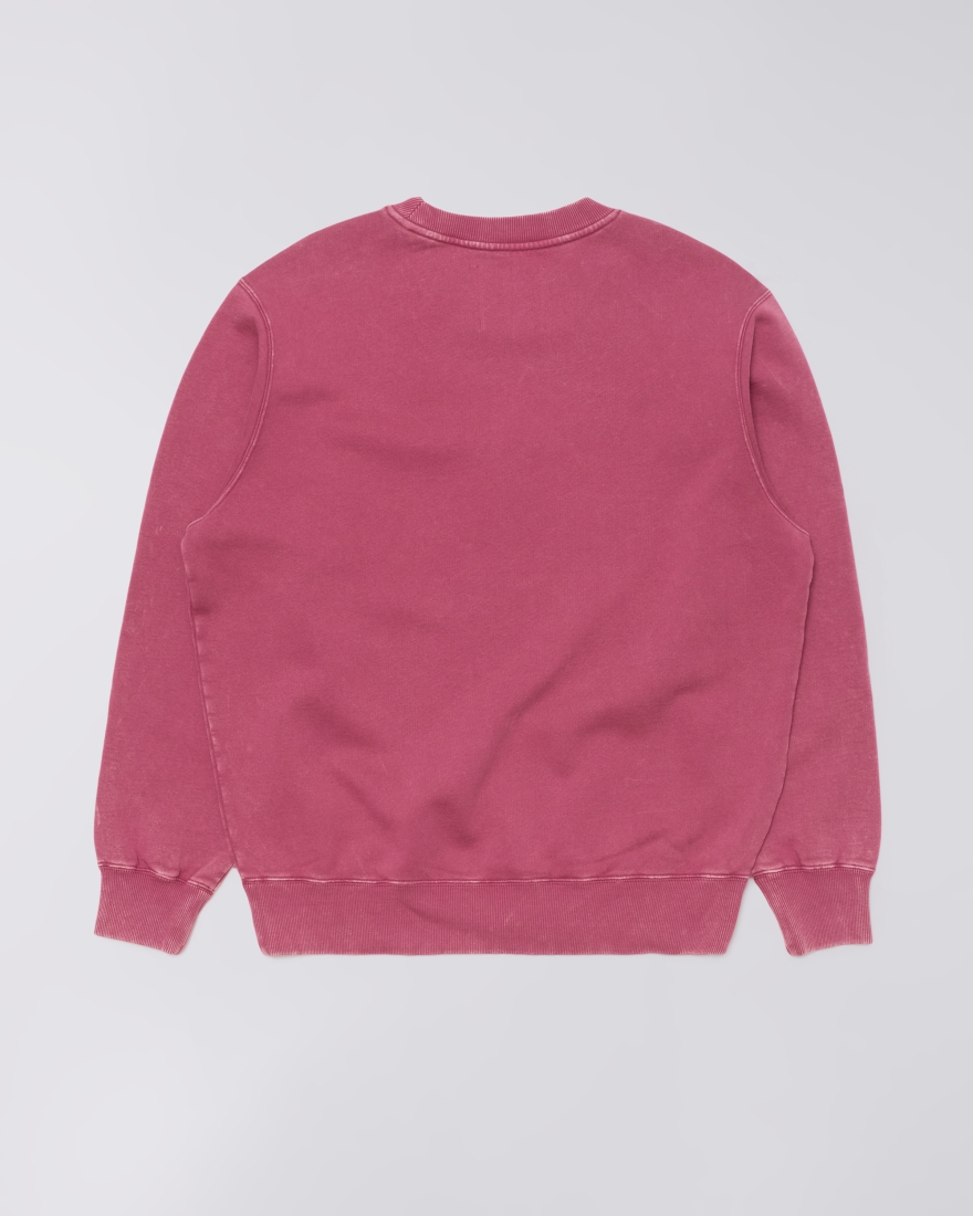 EDWIN Axiom Crew Sweat Red Plum