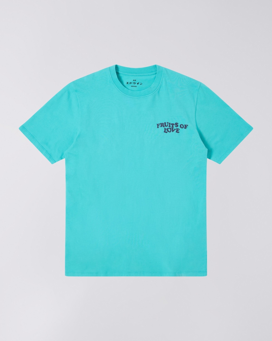EDWIN Fruits Of Love T-Shirt Baltic