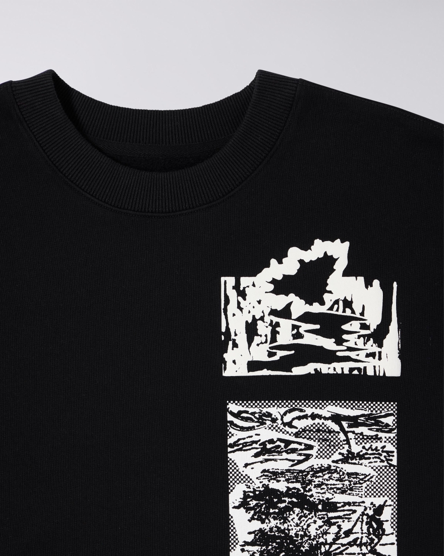 EDWIN Panku Sweat Black