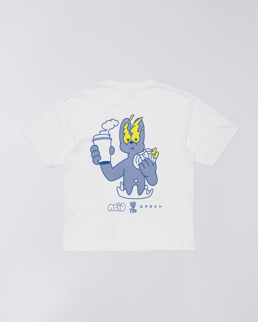 EDWIN Acid Eye of Fire T-Shirt White