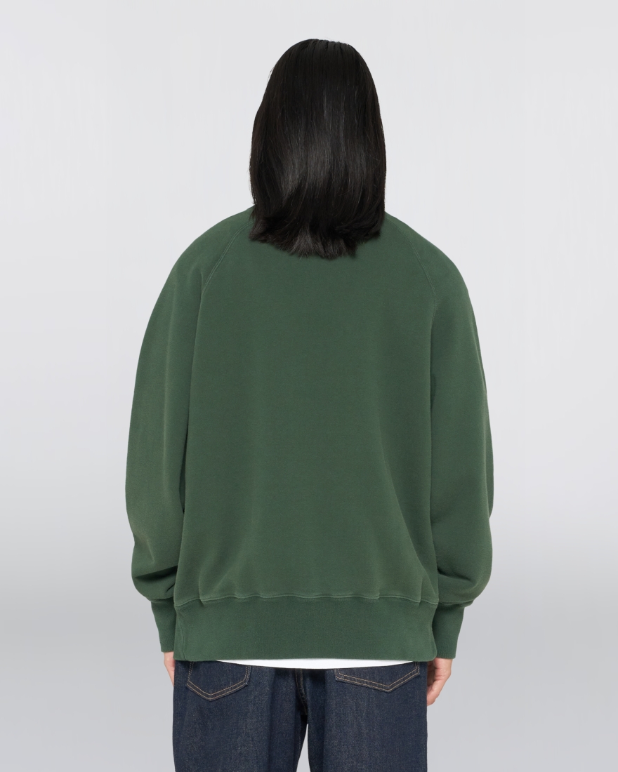 EDWIN Raglan Sleeve Crew Green