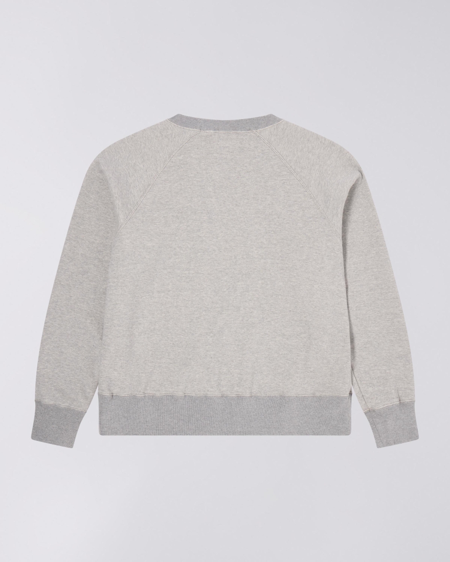 EDWIN Raglan Sleeve Crew Grey