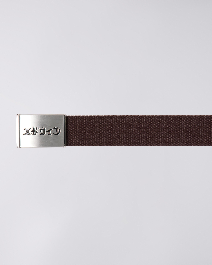 EDWIN Katakana Clip Belt French Roast
