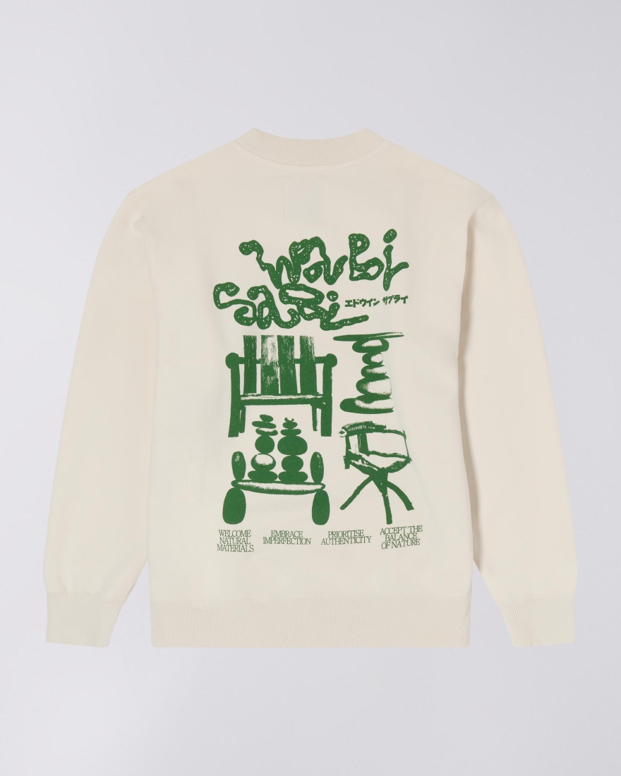 EDWIN Embrace Imperfection Sweat Whisper White