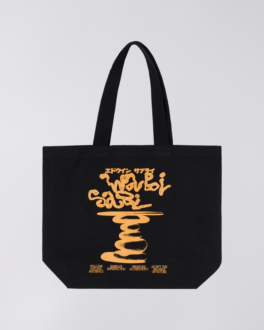 EDWIN Wabi Sabi Tote Bag Shopper Black