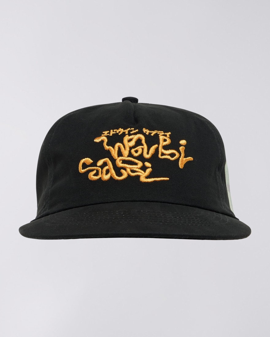 EDWIN Wabi Sabi 5 Panel Cap Black