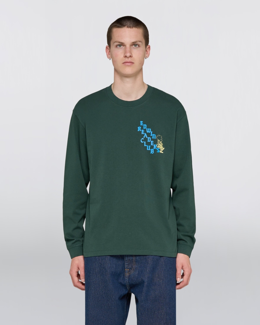 EDWIN Always Reading T-Shirt LS Green Gables