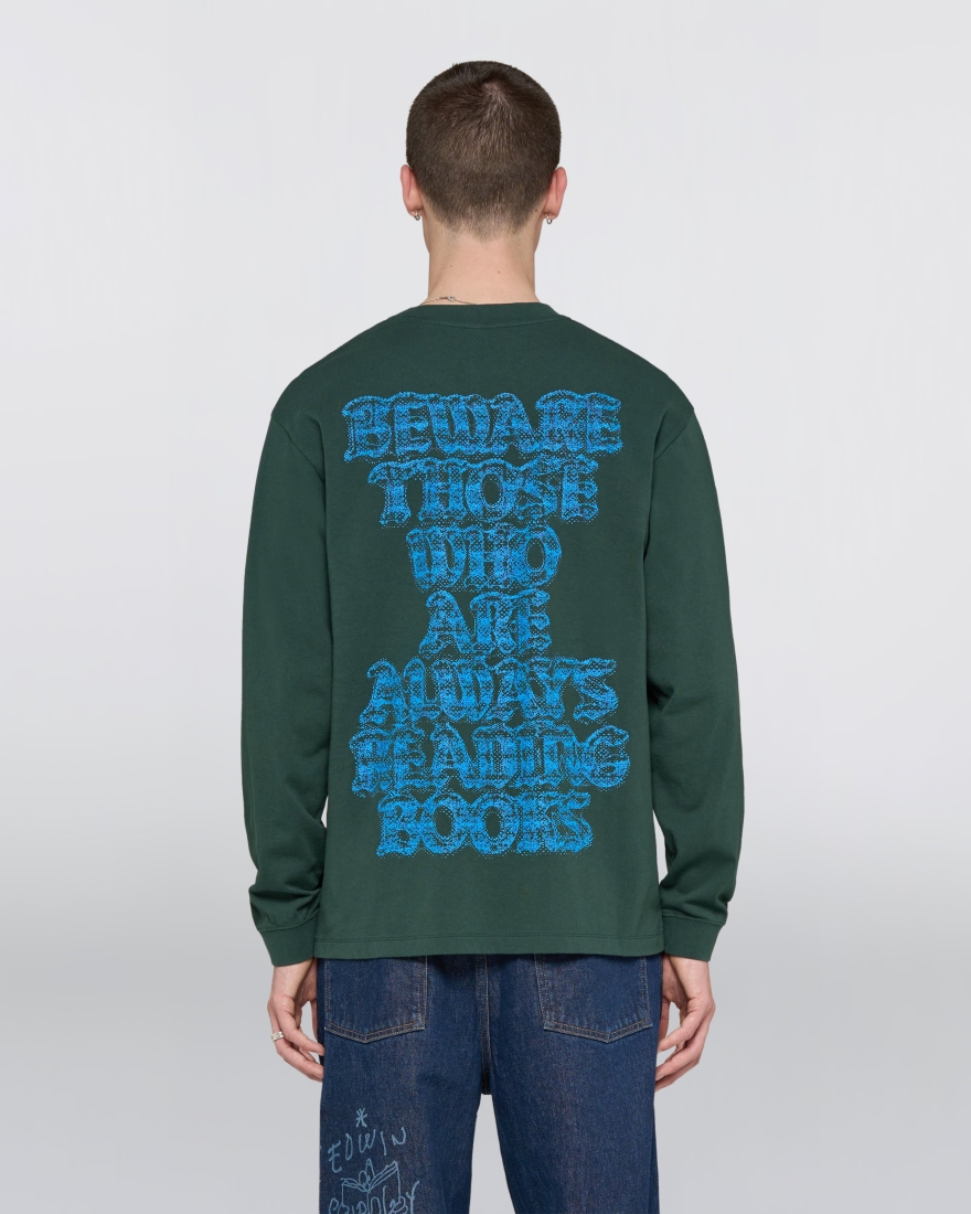 EDWIN Always Reading T-Shirt LS Green Gables