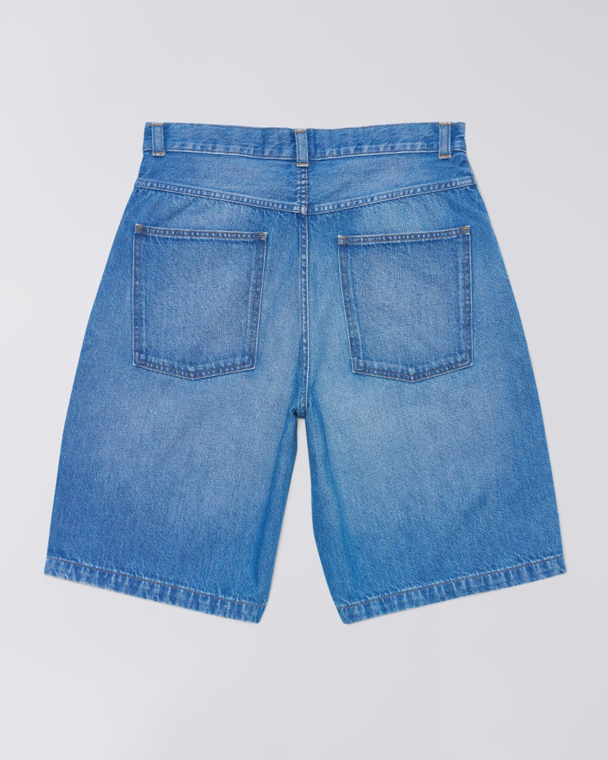 EDWIN Double Knee Worker Short Blue