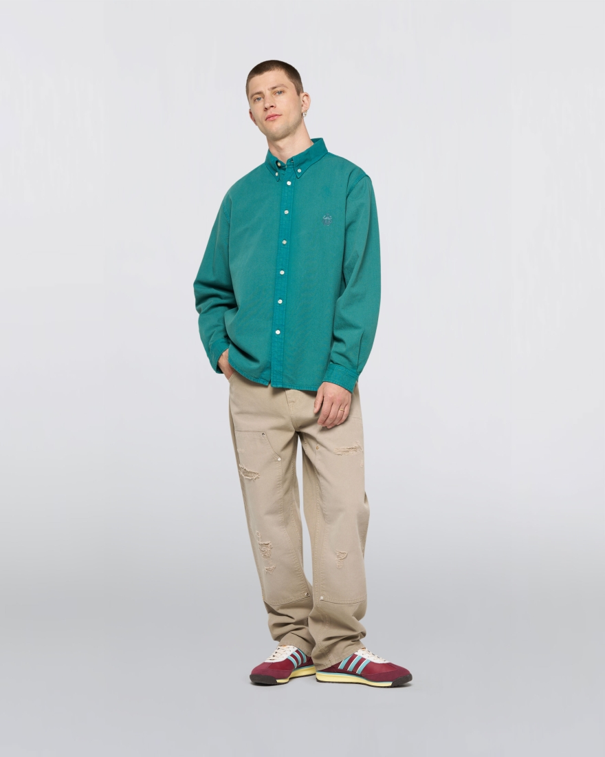 EDWIN Arlo Shirt LS Blue