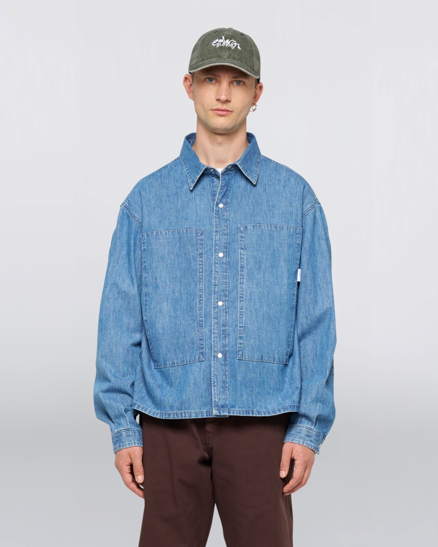 EDWIN Workman Shirt LS Blue