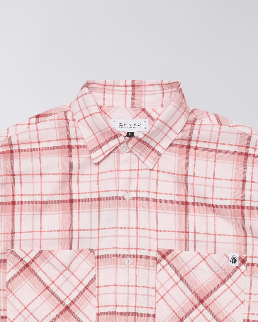 EDWIN Ace Shirt LS Light Pink
