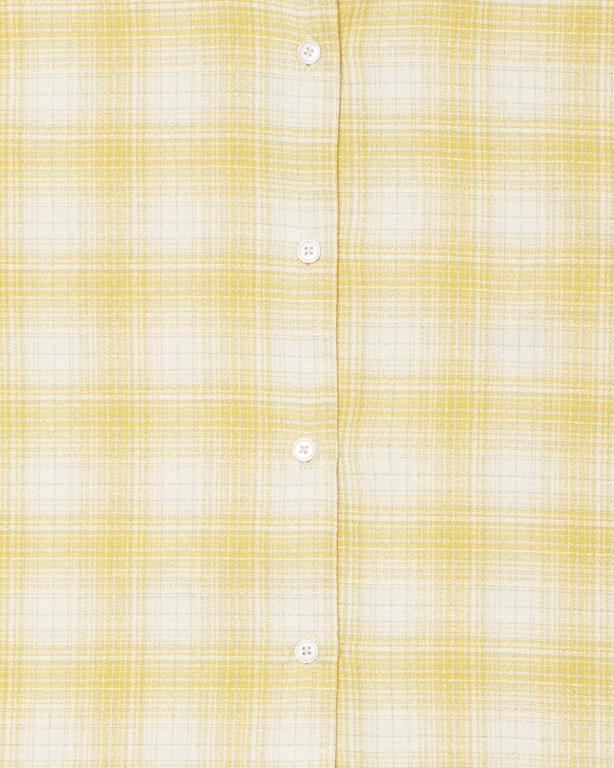 EDWIN W' Isia Shirt SS Yellow / White
