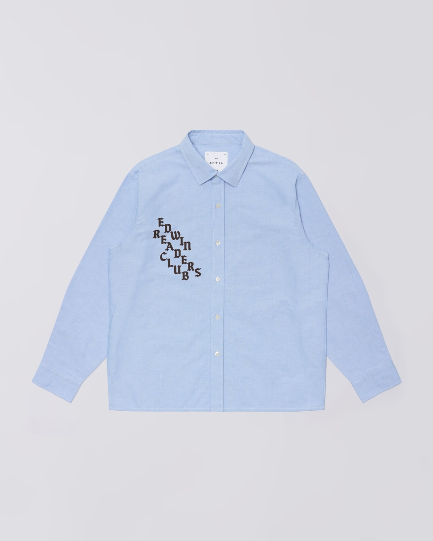 EDWIN ERC Big Ox-Shirt LS Blue