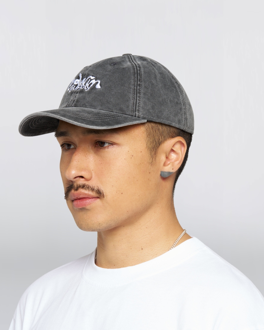 EDWIN Soft Washed 6 Panel Cap Black