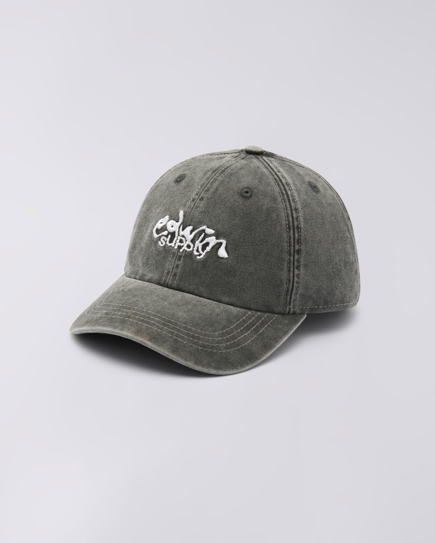 EDWIN Soft Washed 6 Panel Cap Black