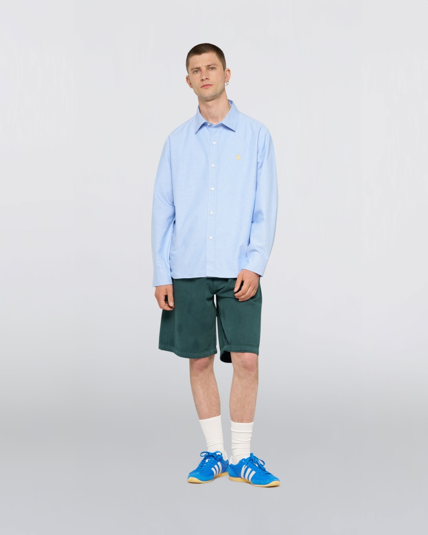 EDWIN Big Ox-Shirt LS Blue