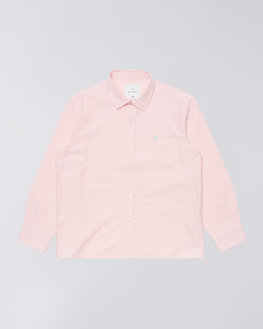 EDWIN Big Ox-Shirt LS Pink
