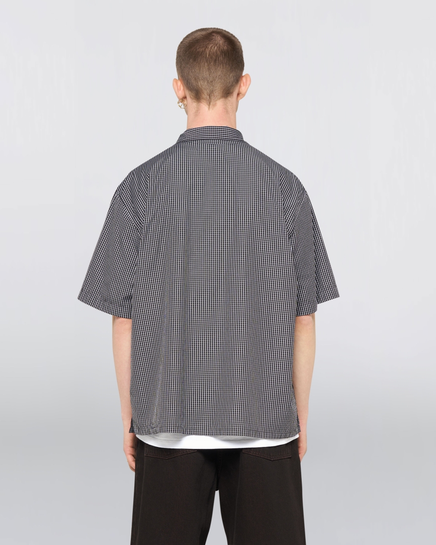 EDWIN Millbury Shirt SS Black / White