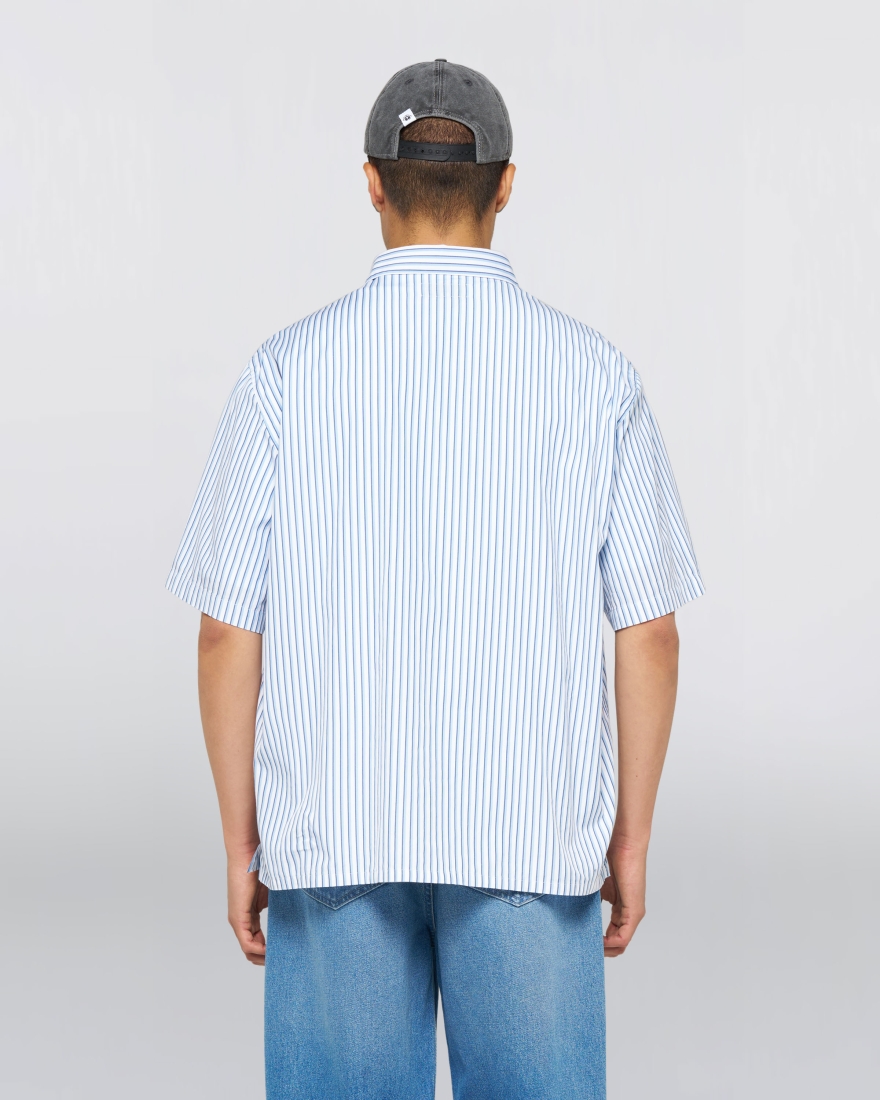 EDWIN Toledo Shirt SS White / Blue
