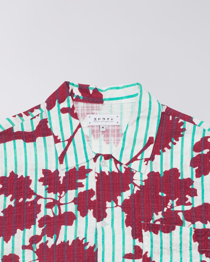 EDWIN Hana To Sen Shirt SS Multicolor