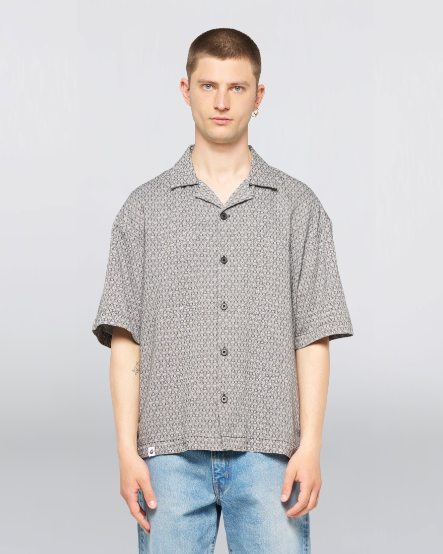 EDWIN Saga Shirt SS Black / White