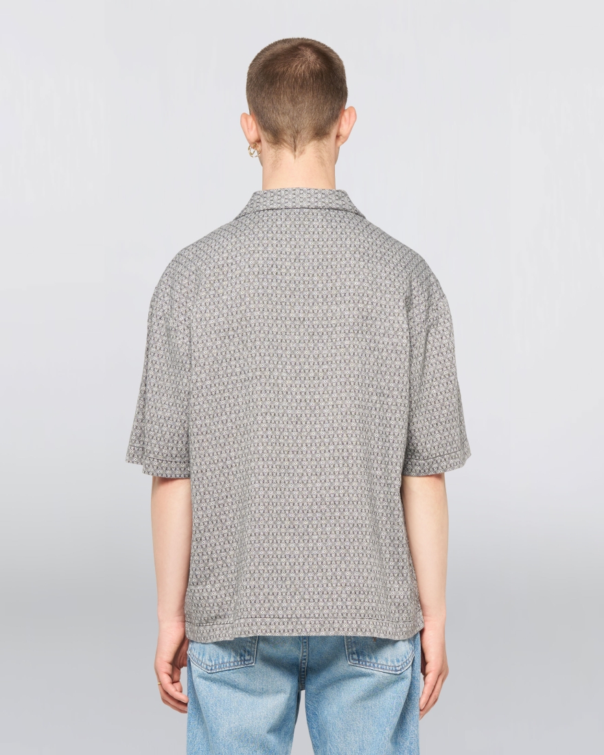 EDWIN Saga Shirt SS Black / White