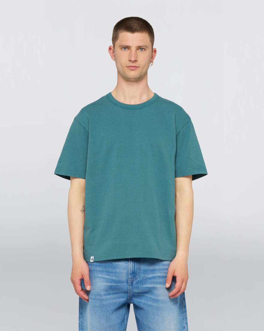 EDWIN Regular Basic T-Shirt Mediterranea