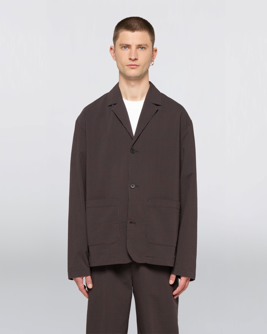 EDWIN Edison Blazer Coffee Bean / Black