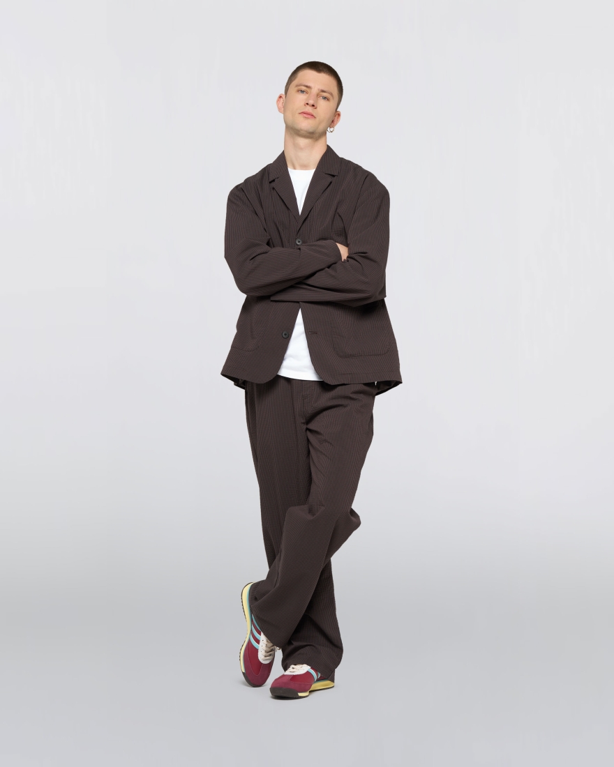 EDWIN Edison Blazer Coffee Bean / Black