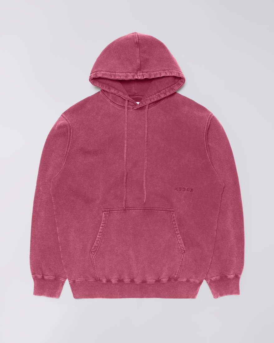 EDWIN Axiom Hoodie Sweat Red Plum